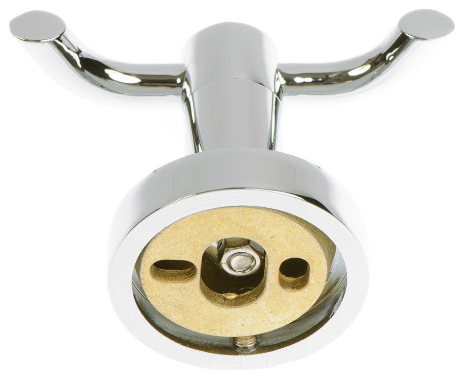 Venezia Series Double Robe Hook, Chrome