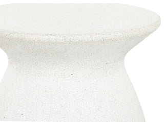 Safavieh Couture Dynah Concrete Accent Table, Ivory