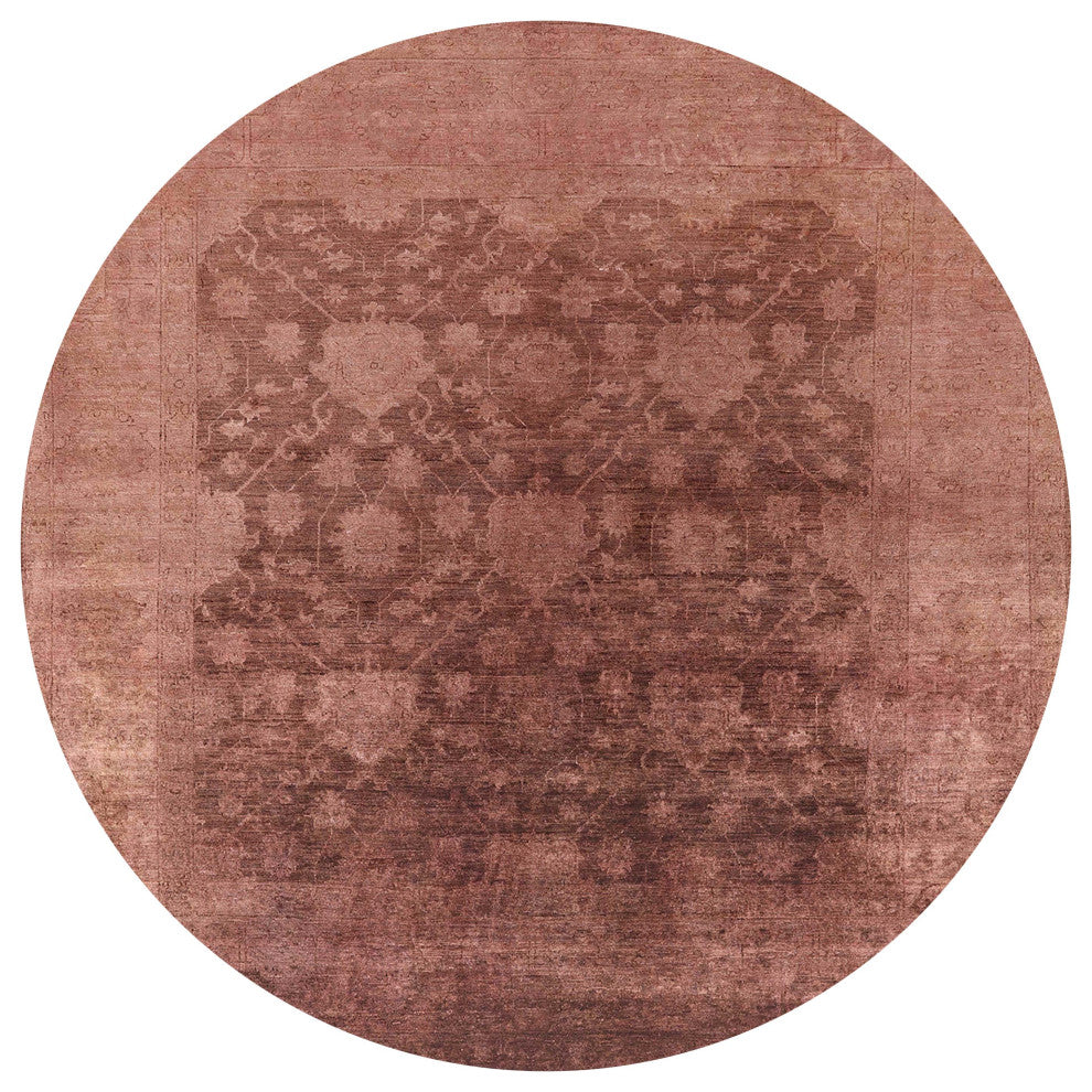 Ahgly Company Indoor Round Mid-Century Modern Area Rugs, 7' Round