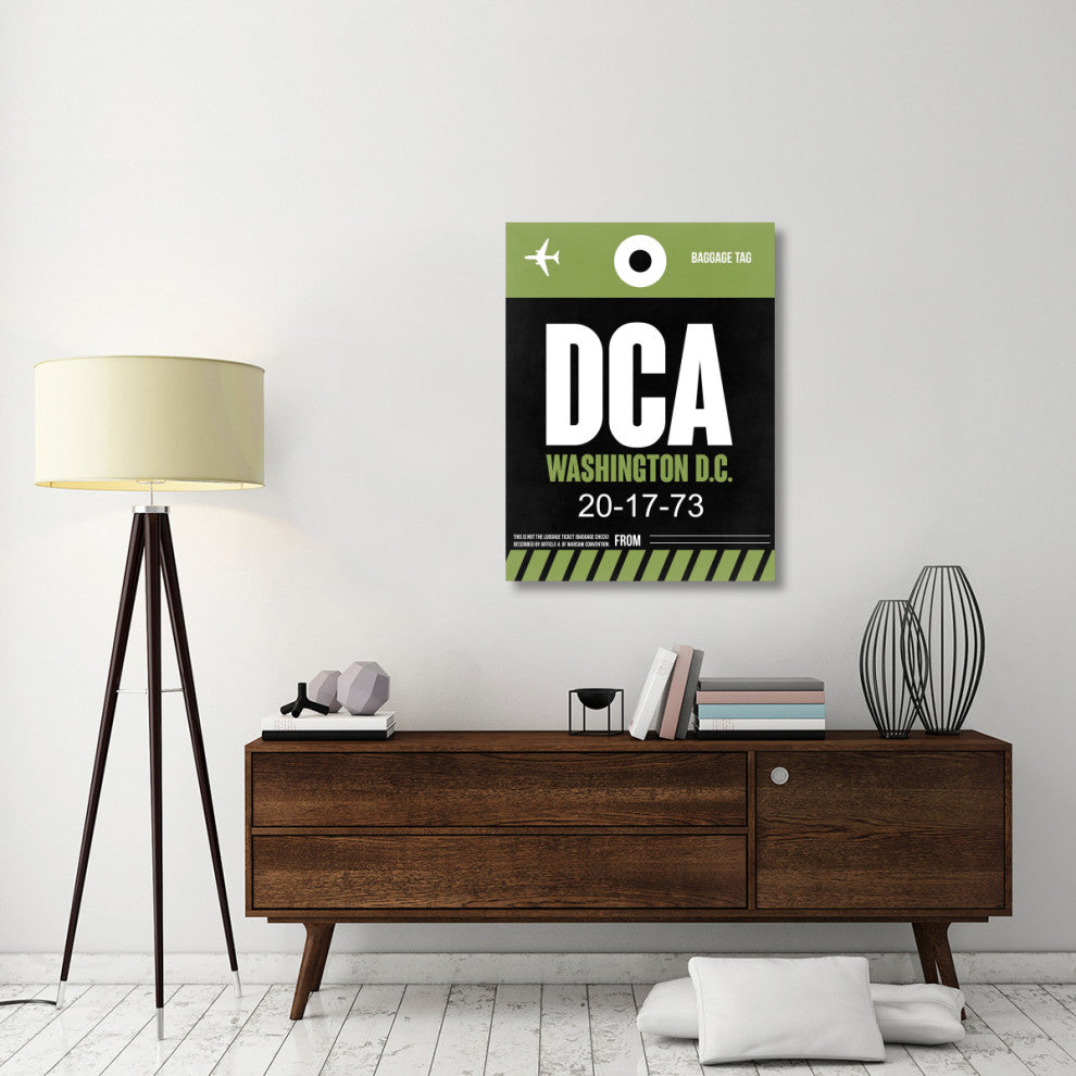 "DCA Washington Luggage Tag 2" Fine Art Print