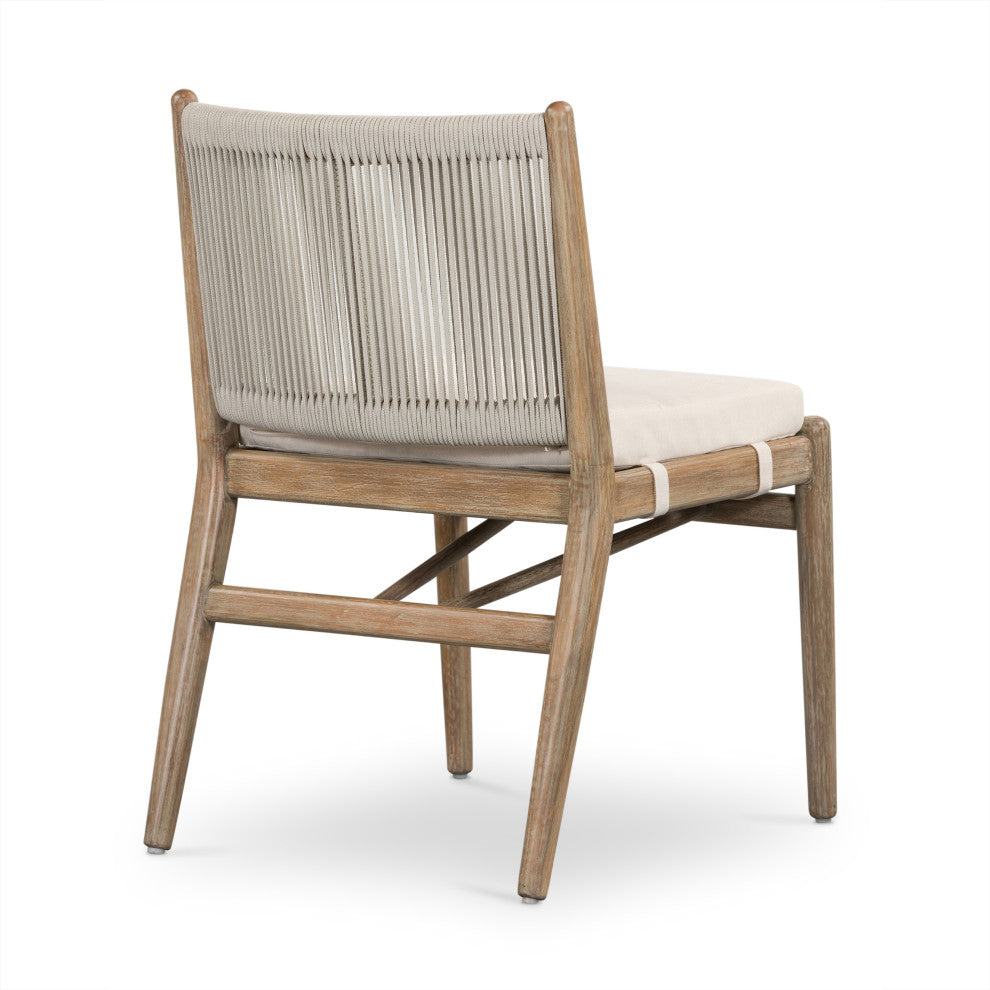 Rosen Outdoor Dining Chair-Natural Eucal
