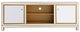 Elegant MF70172G Reflexion 72" Mirrored Tv Stand, Gold