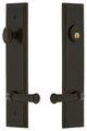 Carre' Tall Plate Complete Entry Set, Georgetown Lever, Timeless Bronze, 841371