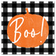 Boo Buffalo Check Print on Canvas