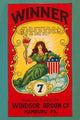 Winner Broom Label- Canvas Poster 20" x 30"