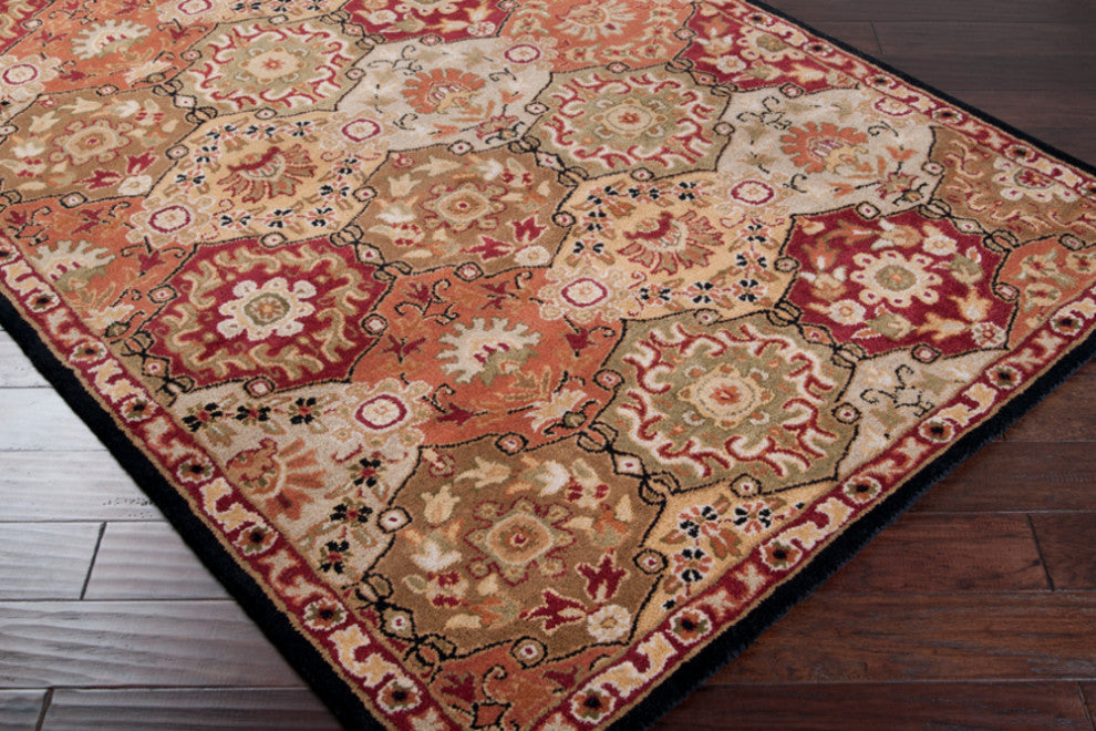 Surya Caesar CAE-1032 Traditional Area Rug, Camel, 3' x 12' Runner