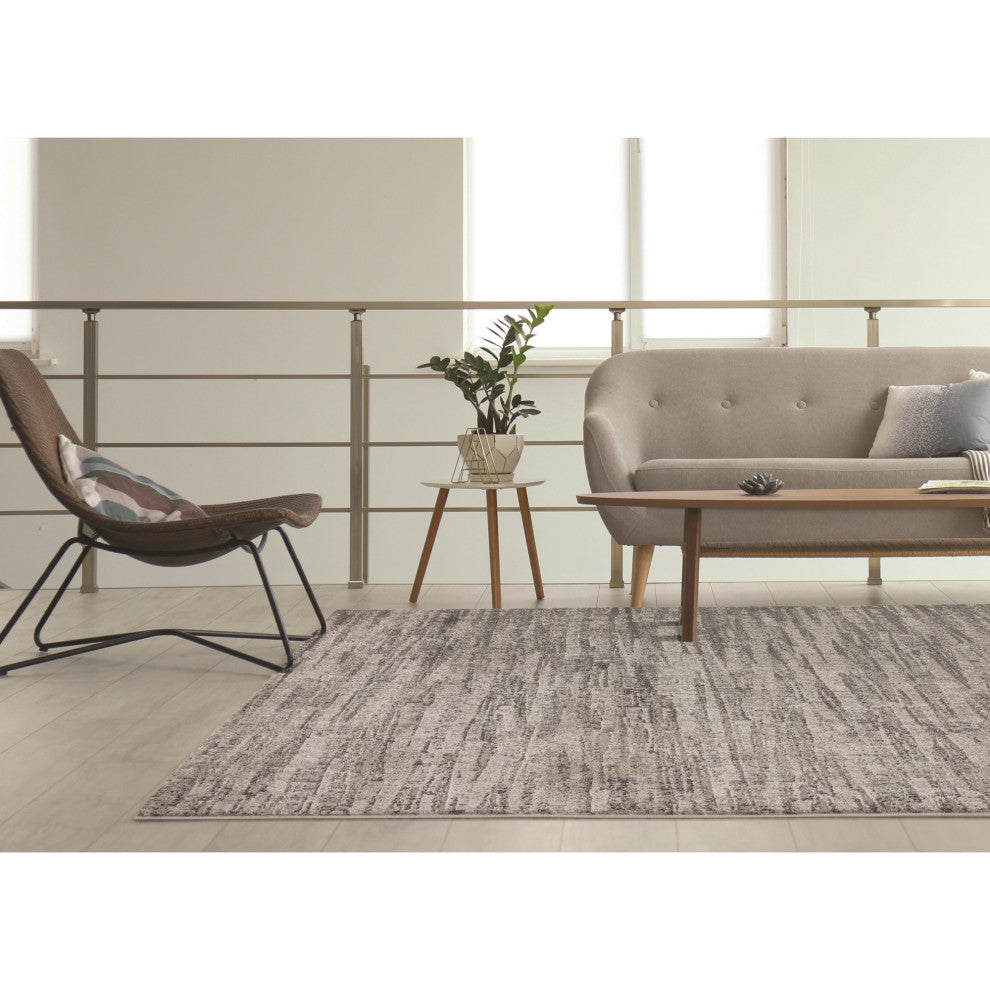 United Weavers Veronica Ives Grey Runner Rug 2'7" x 7'2