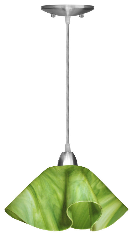 Jezebel Radiance Lily Large Pendant, Grass Green
