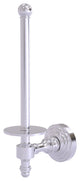 Retro Wave Upright Toilet Tissue Holder, Satin Chrome