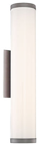 Cylo 24" LED Outdoor Wall Sconce 3000K, Titanium