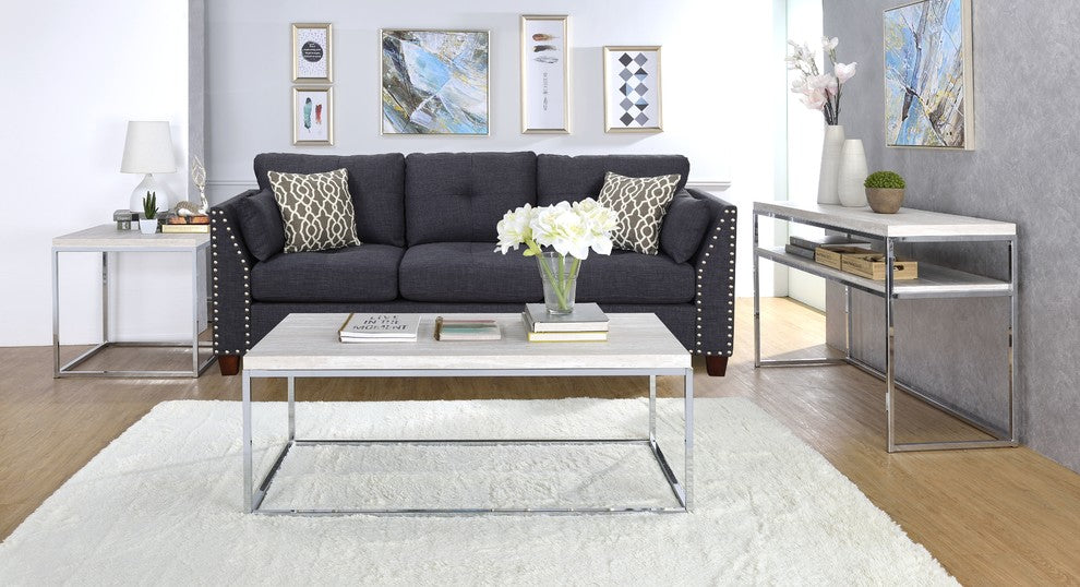 ACME Snyder Coffee Table, Chrome