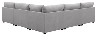 Cambria 5-piece Upholstered Modular Sectional Sofa Grey