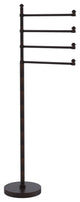 Southbeach Free Standing 4 Pivoting Swing Arm Towel Stand, Venetian Bronze