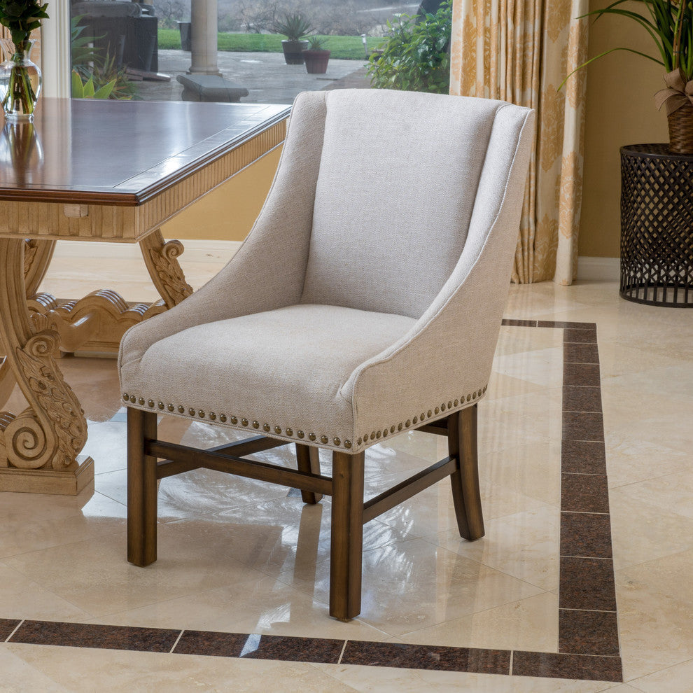 GDF Studio James Contemporary Fabric Upholstered Dining Chair