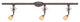 Treble 3 Light Augustine Bronze Track Kit Ceiling Light