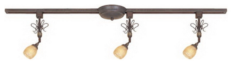 Treble 3 Light Augustine Bronze Track Kit Ceiling Light