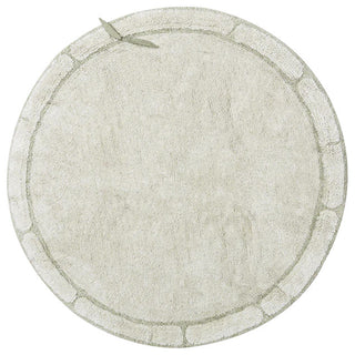 Bamboo Leaf Machine Washable Rug