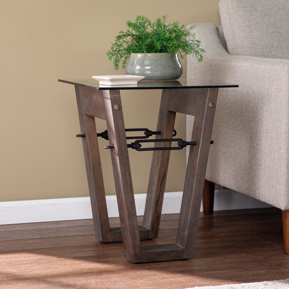 Kian Reclaimed Wood End Table