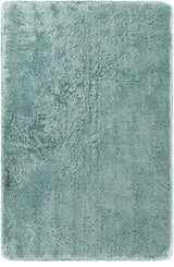 Giulia Contemporary Area Rug, Aqua Blue, 8'6 Square