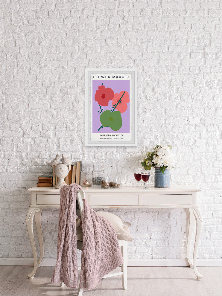 "San Francisco Poppies" Framed Painting Print, 20x30