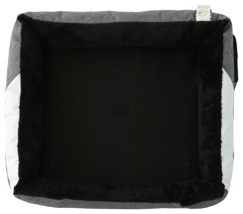Pet Life "Dream" Electronic Heating and Cooling Pet Bed, Gray, Large