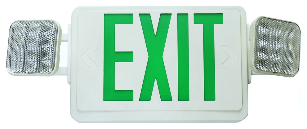 NICOR ECL1-10-UNV-WH-G-2 LED Emergency Exit Sign