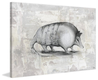 "Armadillo II" Painting Print on Wrapped Canvas, 30"x20"