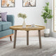 Merry Rustic Handcrafted Round Mango Wood Coffee Table