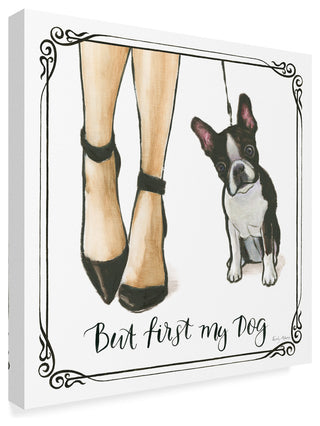 Emily Adams 'Furry Fashion Friends Puppy' Canvas Art
