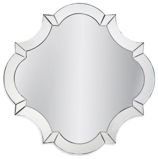 Quatrefoil Clear Mirror 32x32