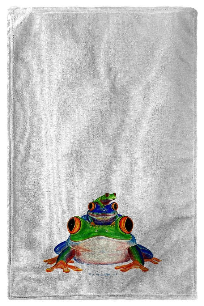 Great Egret - Left Kitchen Towel - Two Sets of Two (4 Total)