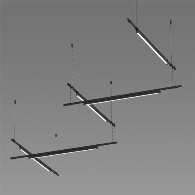 Sonneman S1K36K-JR1806XX Suspenders LED 5-Bar Zig Zag Multi Light - Satin Black