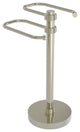Free Standing Two Arm Guest Towel Holder, Polished Nickel