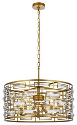 Kenny 24" Pendant, Brass
