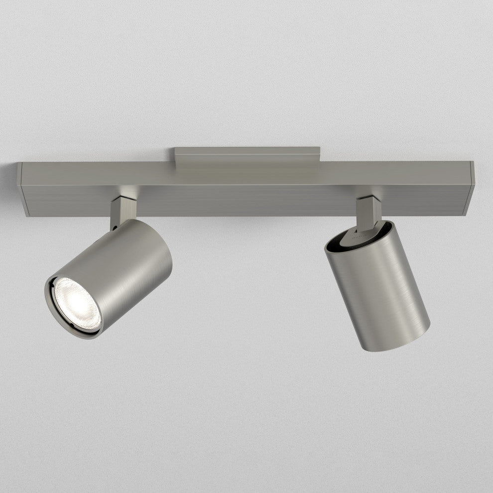 Astro Ascoli Twin, Dimmable Indoor Spotlight (Matt Nickel)