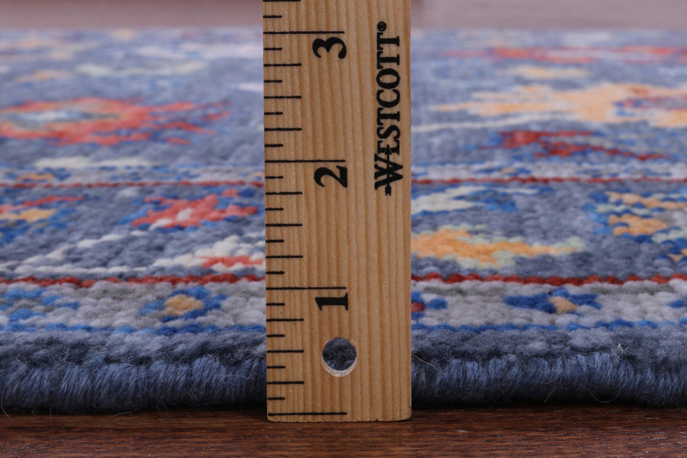 4' 2" X 6' 1" Turkish Oushak Hand Knotted Wool Rug - Q15373