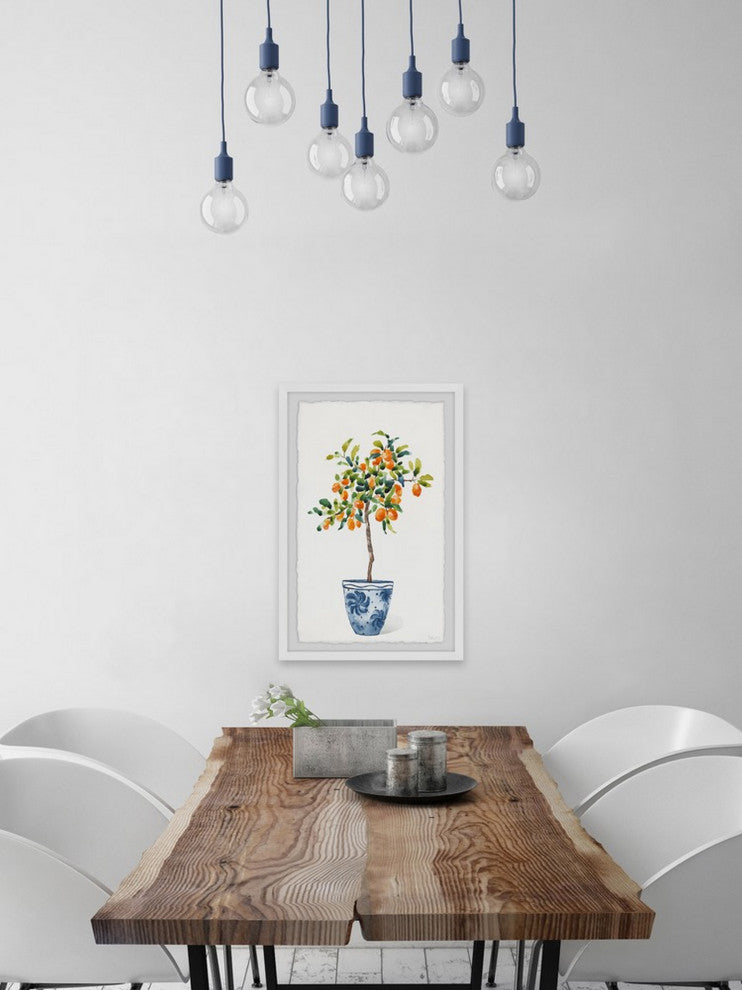 "Decorative Pot" Framed Painting Print