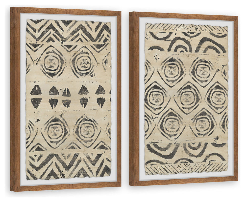 Pattern Bazaar XII Diptych, 40"x30"