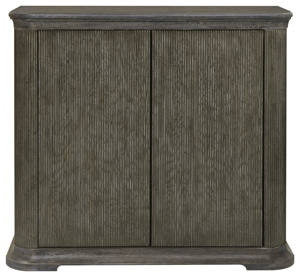 Reeded 2 Door Accent Chest with Shelves by Pulaski Furniture