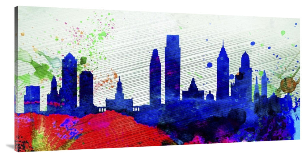 "Philadelphia City Skyline" Fine Art Print