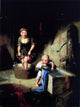 David Gilmore Blythe Wash Day, 21"x28" Gallery Wrapped Canvas Print