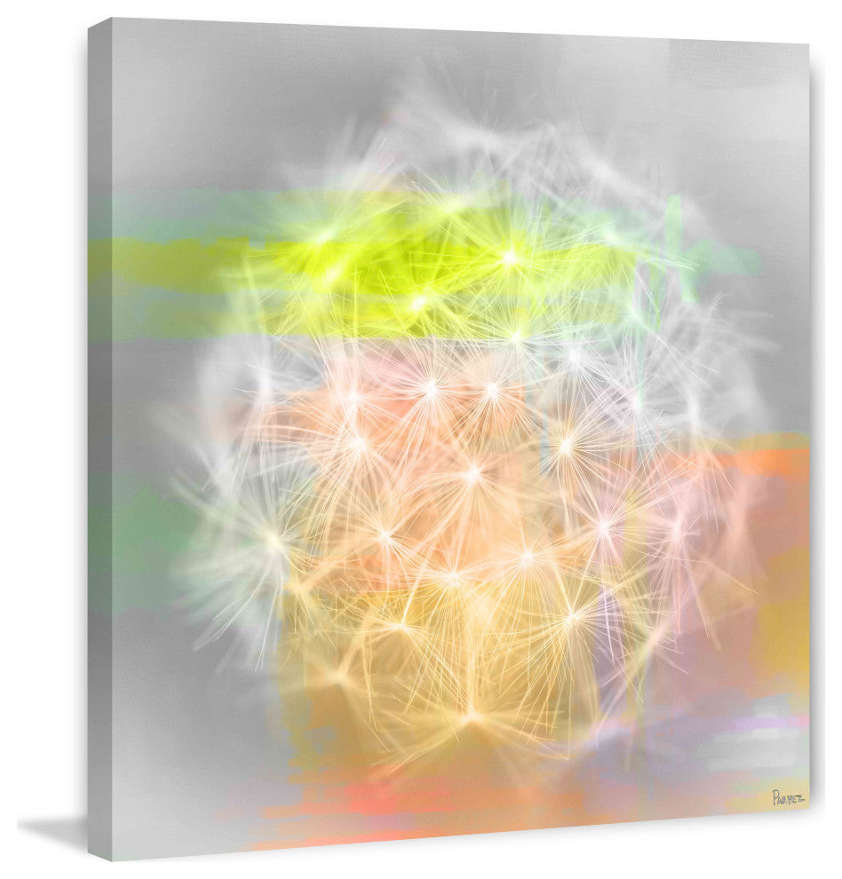 "Taraxacum" Fine Art Canvas Print, 18"x18"