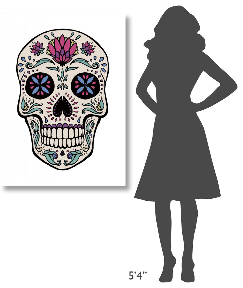 "Sugar Skull II" Digital Paper Print by Janelle Penner, 30"x42"