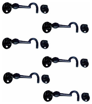 Iron Cabin Hook Eye Lock for Gates and Doors 4.5 Inch