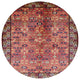 Ahgly Company Indoor Round Mid-Century Modern Area Rugs, 6' Round