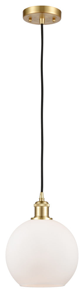 Innovations Lighting 516-1P-SG-G121-8 Athens 1 Light 8" Mini Pendant