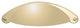 Utopia Alley Elgin Pull Handle, 2.5" Center to Center, Polished Gold, 10 Pack
