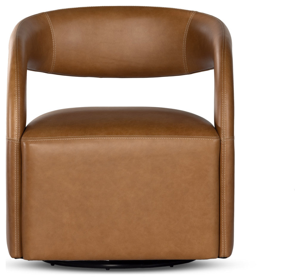 Hawkins Swivel Chair-Sonoma Butterscotch
