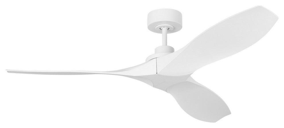 Collins Coastal Smart 52" Ceiling Fan in Matte White