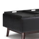 Owen Tray Top Small Coffee Table Storage Ottoman